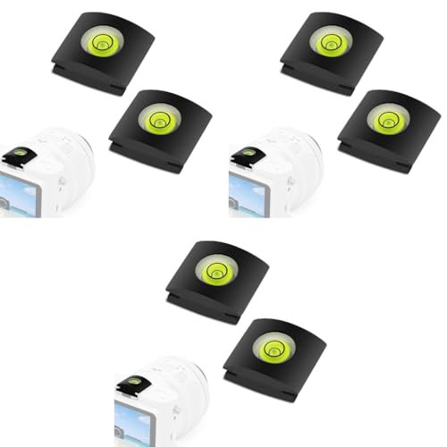 ZORBES® 6PCS Camera Flashlight Hot Shoe Cover with Bubble Spirit Level Protector Cap for Canon Nikon Panasonic Fujifilm Olympus Pentax Sigma DSLR SLR Evil Camera ZORBES® 6PCS Camera Flashlight Hot Shoe Cover with Bubble Spirit Level Protector Cap for Canon Nikon Panasonic Fujifilm Olympus Pentax Sigma DSLR SLR Evil Camera
